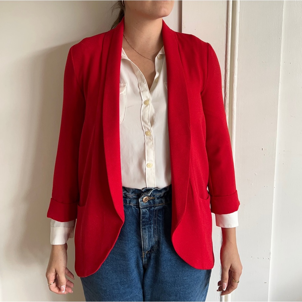 Nordstrom Red Blazer
